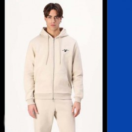 프라다 로고 후디 집업 0130