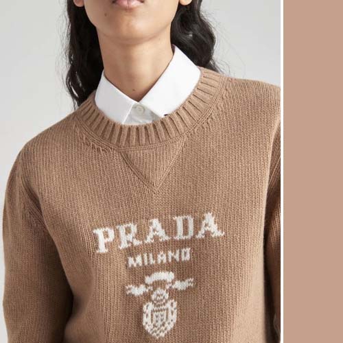 프라다 로고 크루넥 스웨터 2종