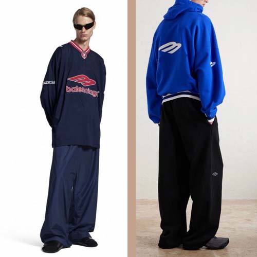 26ss 발렌시아가 3B 롱슬리브 + 팬츠 세트 2종