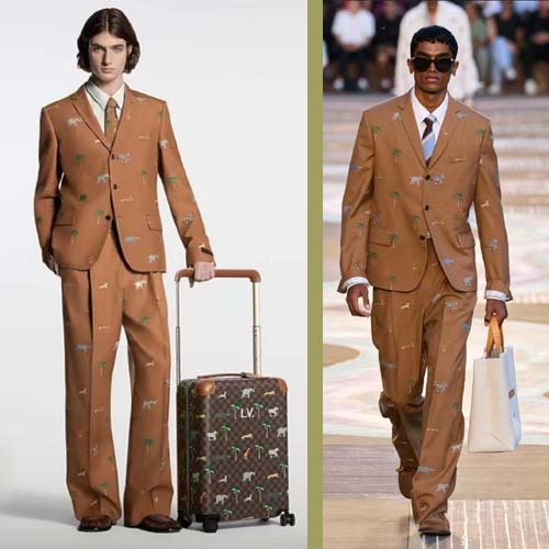 26ss 루이비통 한정판 LV x DL FIL COUPE SB 자켓 + 팬츠 세트 0207