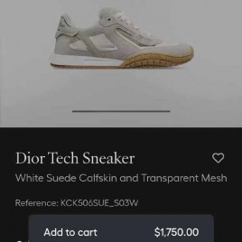 26SS 디올 레더 Tech 메쉬 스니커즈 4종 0104