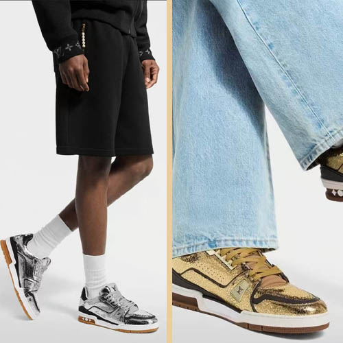 26ss 루이비통 골드/실버 Lv 트레이너 스니커즈 2종 0210