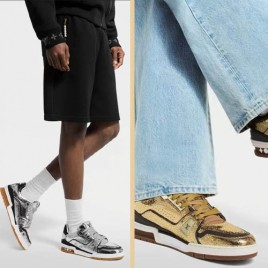 26ss 루이비통 골드/실버 Lv 트레이너 스니커즈 2종 0210