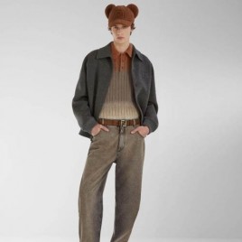 펜디 로고 하이테크 그레이 블루종 점퍼