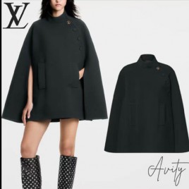 루이비통 CAPE HOMME 블랙 여성코트