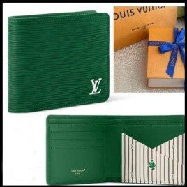 루이비통 멀티플 월렛 그린/스카이/옐로우 반지갑 3종 0228