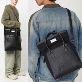 메종마르지엘라 5AC 데일리 버니컬 가죽 백팩 & 크로스