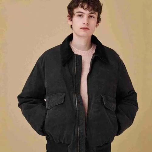 프라다 로고 다크네이비 워싱 재킷