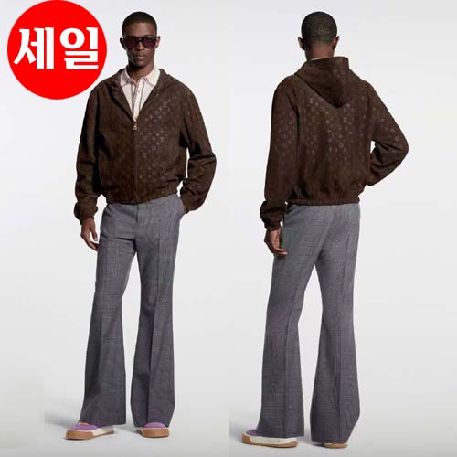 26ss 루이비통 모노그램 엠보스드 스웨이드 후디 0314