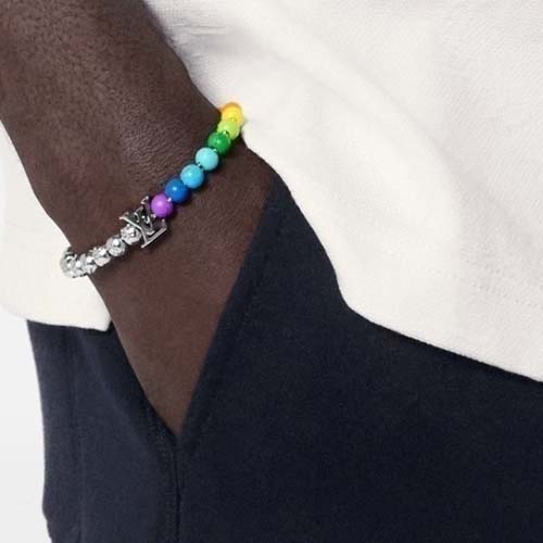 루이비통 LV 컬러 비즈 팔찌