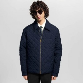루이비통 퀼팅 모노그램 집업 재킷