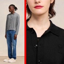 아미  DE COEUR EMBROIDERY 카디건 3종