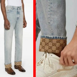 26SS 구찌 GG 턴업 데님 팬츠 0328