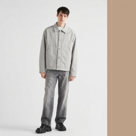 프라다 백로고 폴로 재킷 2종